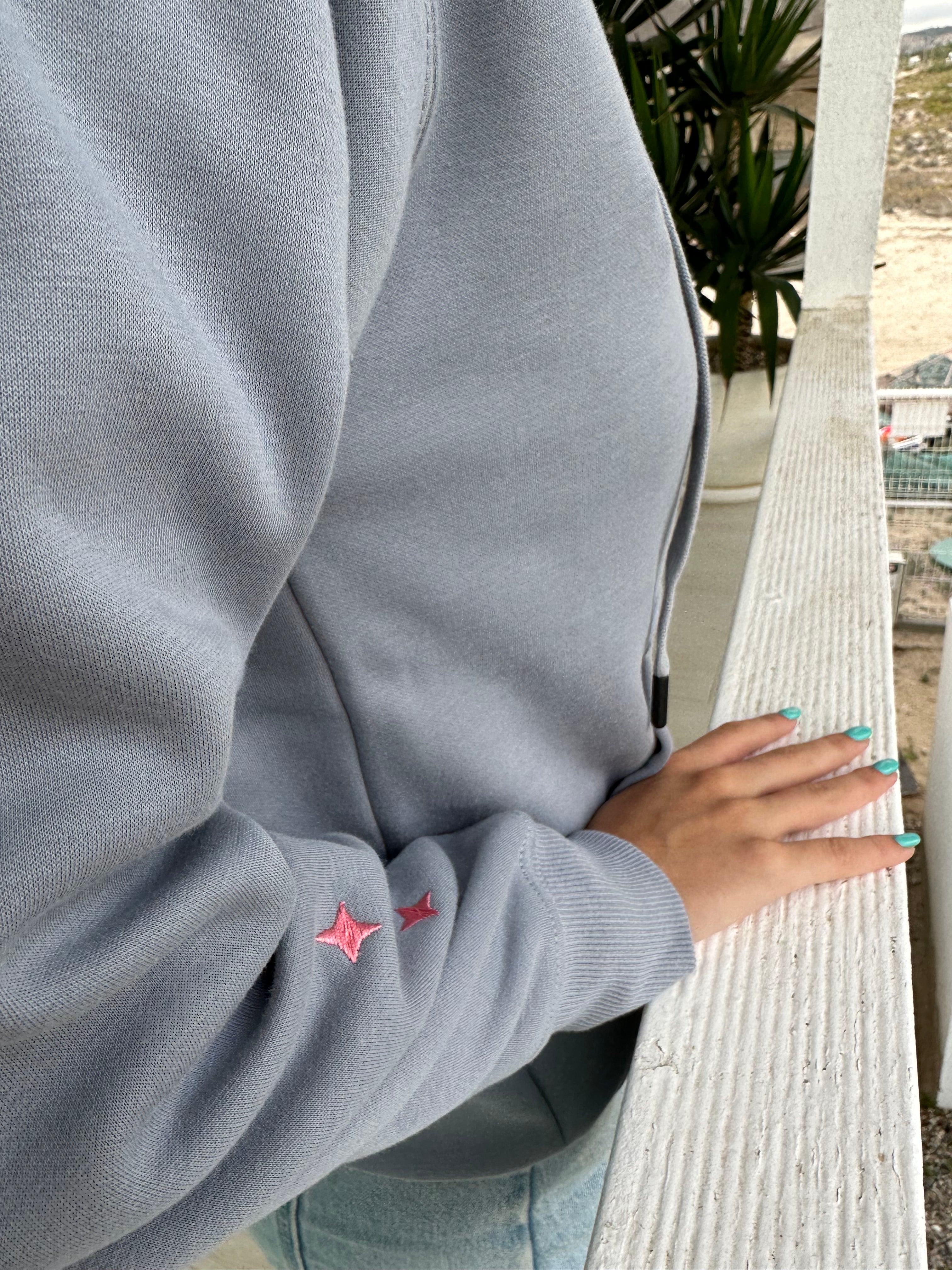 Blue Live in Peace Hoodie