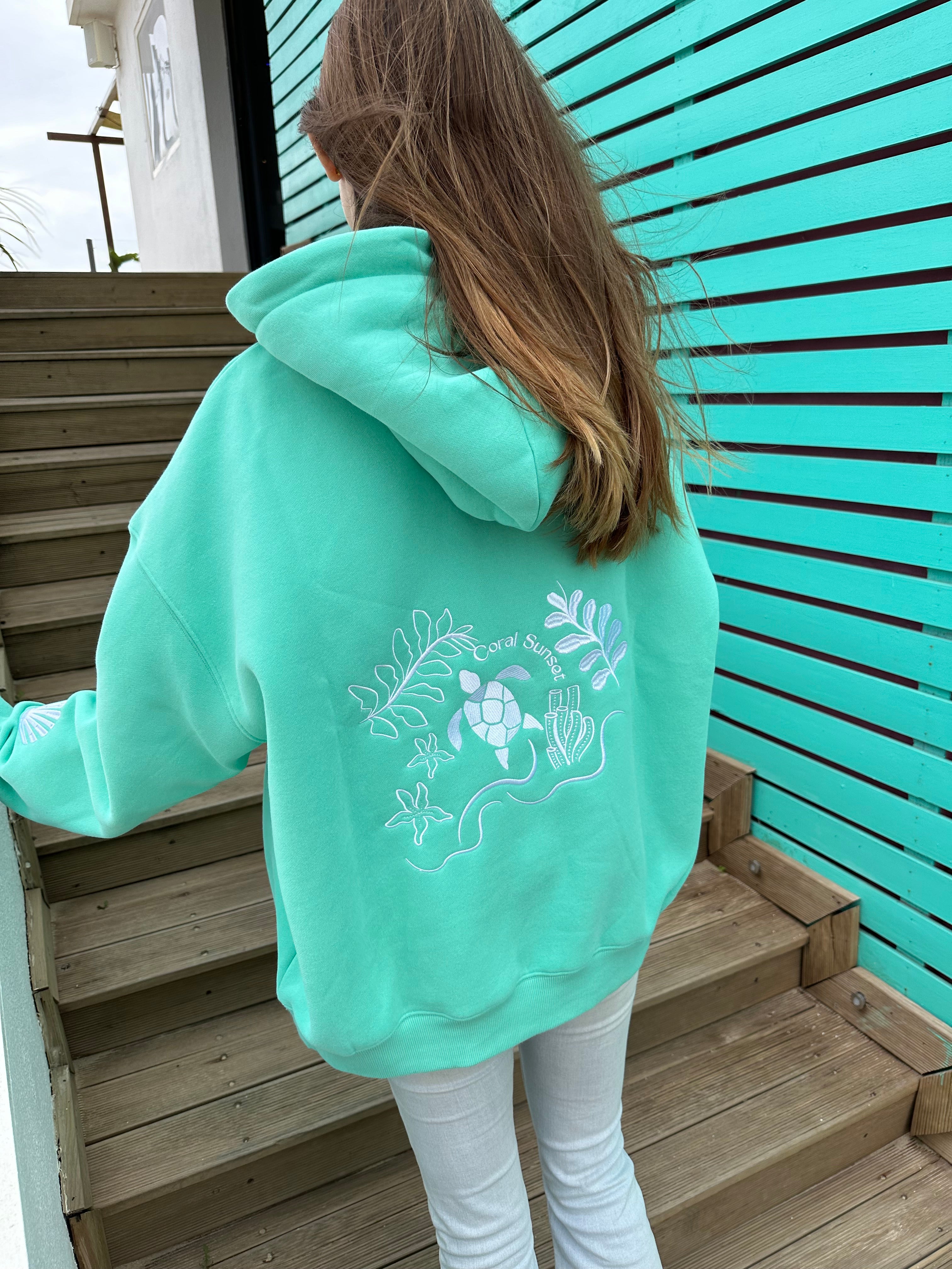 Light Green Oversized Hoodie